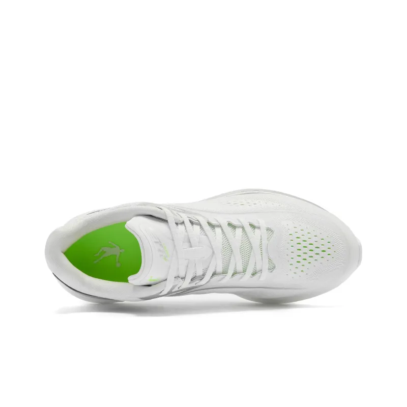 QIAODAN Shadow 1.0 Running Shoes Men Low Top Jordan White/Silver-3
