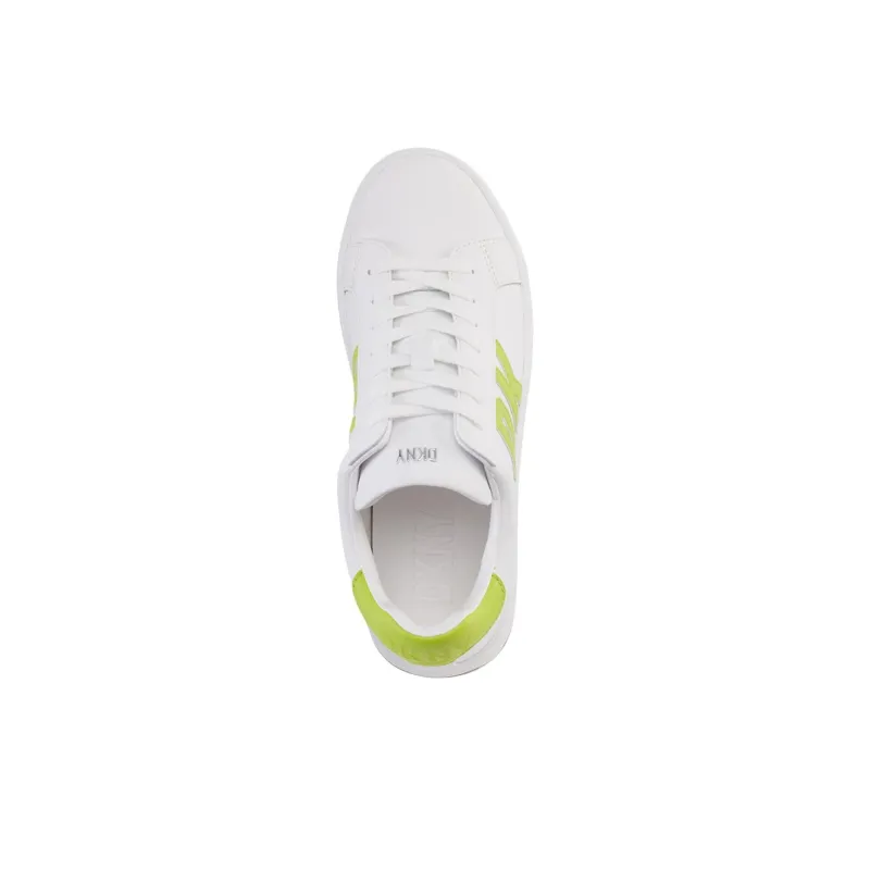 DKNY BENI Low-Top Skateboard Shoes Women's White-3