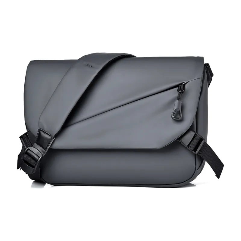 Venerable Brahma Abrasion Resistant Material Shoulder Bag, Crossbody Bag Men's Black/Gray/Blue-10