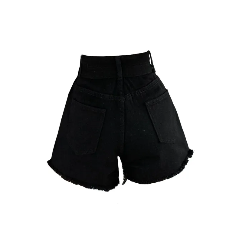 Concubine Zhu Denim Shorts Women's Light Blue-10