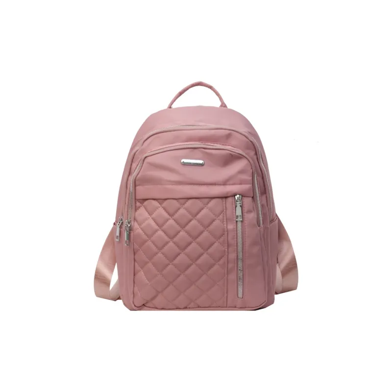 Parker Bear Fabric Backpack Unisex Black/Ecru/Burgundy/Gray/Pink-17