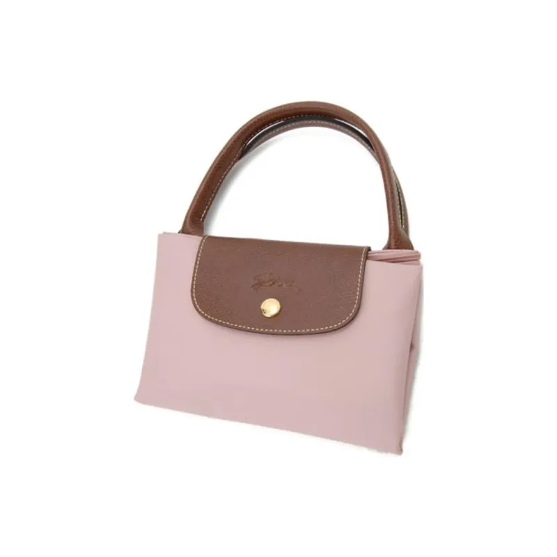 LONGCHAMP Le Pliage Nylon Dumpling Bag Handbags Medium Size Women's Pink-5