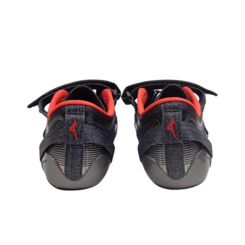 Laser Next x Mizuno Cushioning, Slip Resistant, Abrasion Resistant, Breathable Low Top Running Shoes Unisex Black Red-1