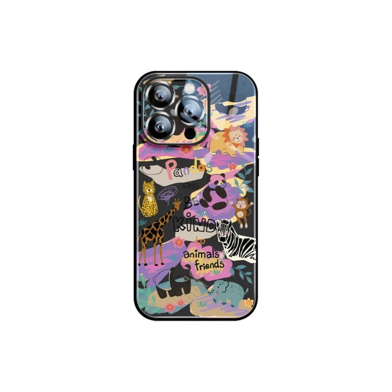 Sen Dog Glass Material Phone Cases Applicable To IPhone15Promax/Pro/Plus/14/13/12 Original Design Artistic-12