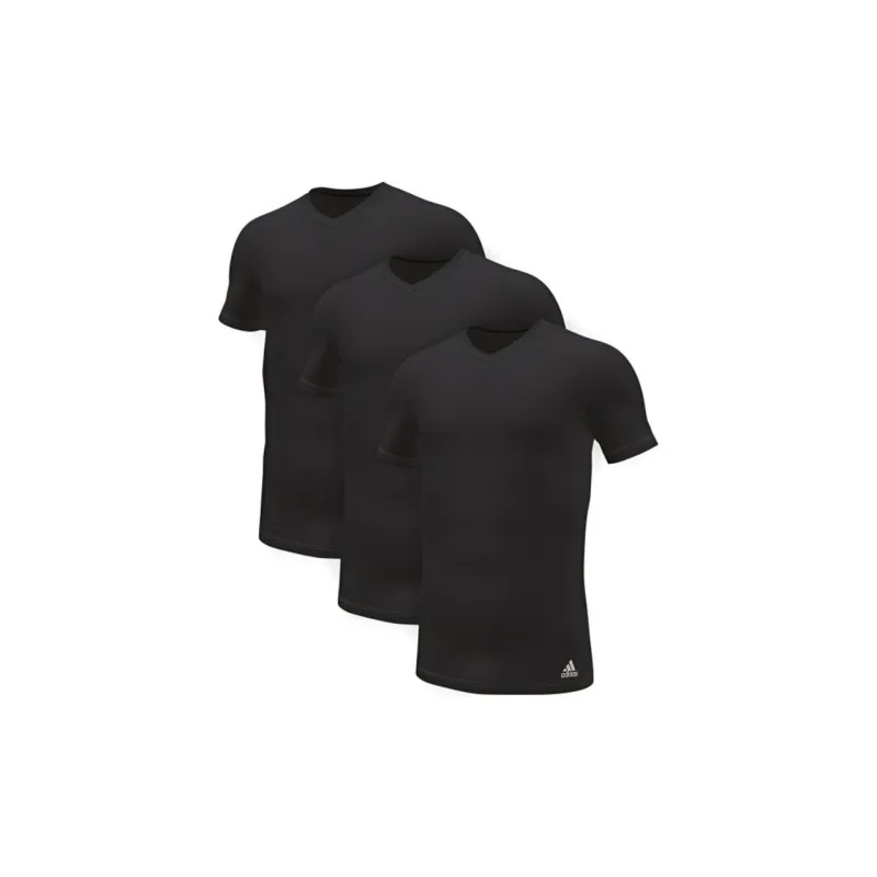 Adidas Undershirts Men's 3 Pack Black-0