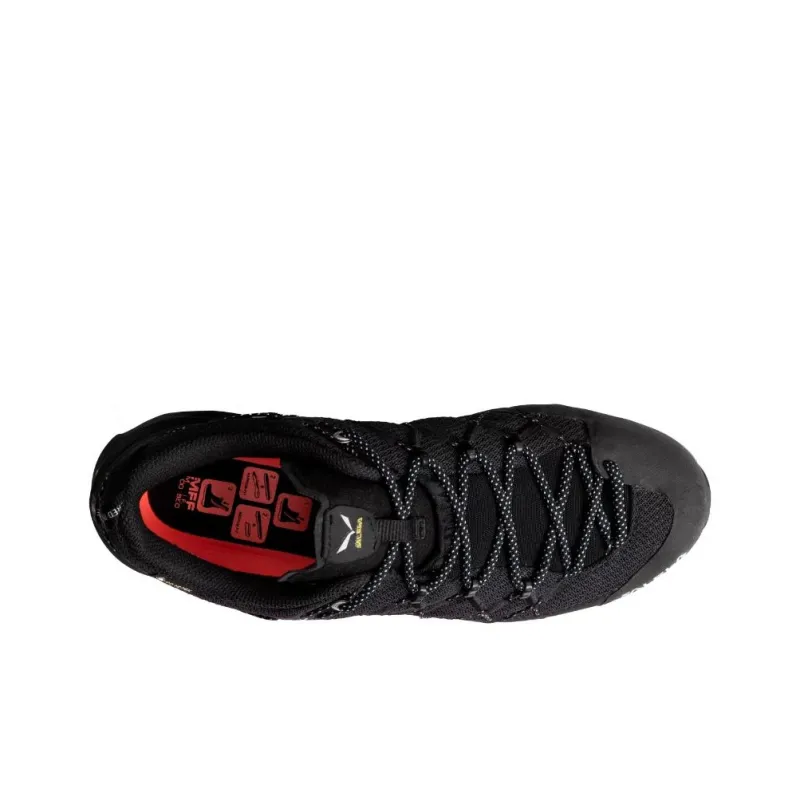 SALEWA WILDFIRE 2 GORE-TEX Anti-Slip And Wear-Resistant Water-Resistant Low-Top Trekking Shoes Women's Black-4