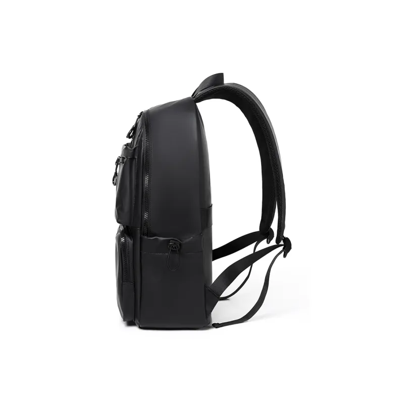 Venerable Brahma Water Repellent Fabric Backpack Regular Unisex Black/Gray/Blue-1