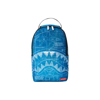 SPRAYGROUND Fabric Backpack Mini Unisex Blue