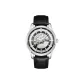 Silver Case Black Dial Black Strap (Red Heart Box)