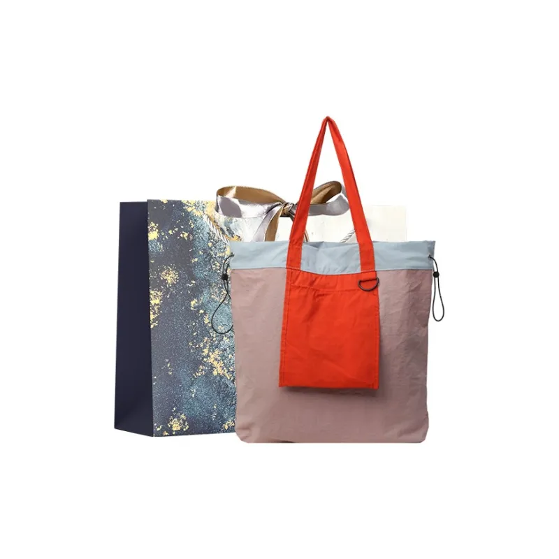 Iman's House Canvas Tote Bag, Shopping Bag, Shoulder Bag Women's Pink/Green/Khaki/White-0