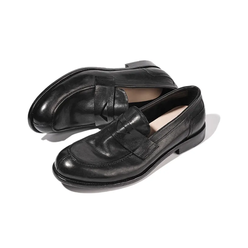 Vibram X Dreambox Loafers Men Black/Morandi Green-3