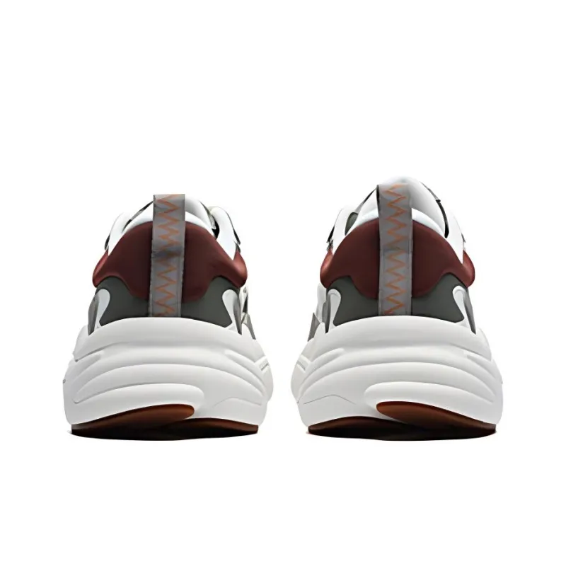 FILA Keppler Cushioning Anti Slip And Wear Resistant Low Top Casual Shoes Men's Gray Brown-2