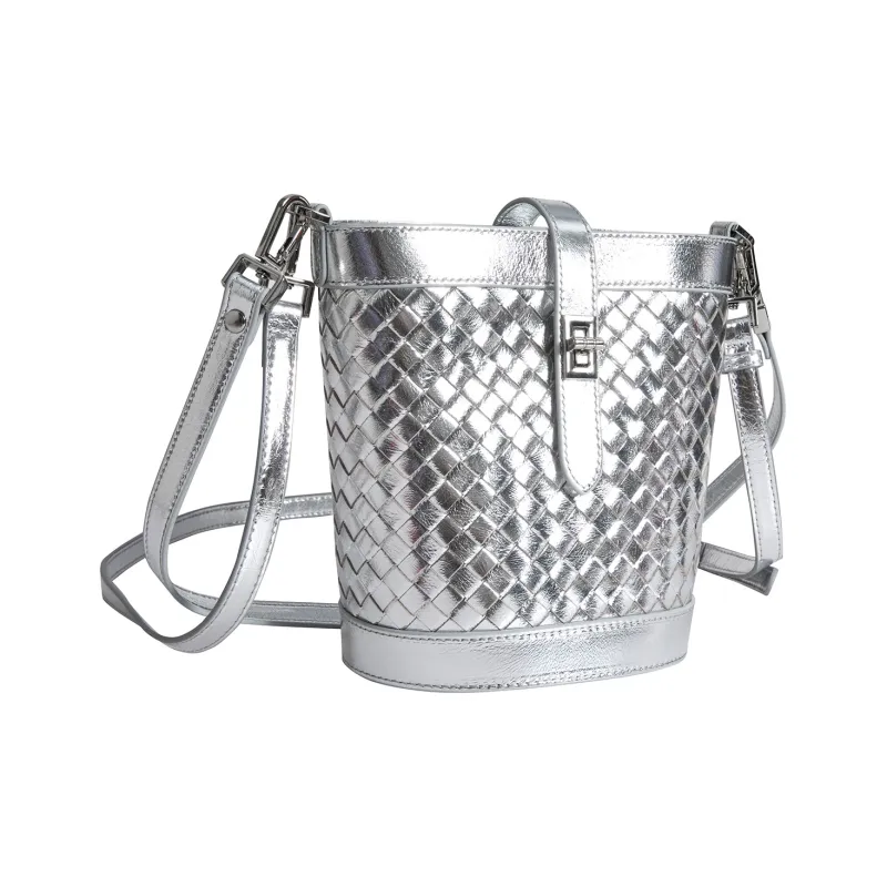 Moran & Karly Top Grain Cow Leather Bucket Bag, Shoulder Bag, Crossbody Bag Women's-3