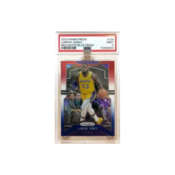PANINI LeBron James 2019 PANINI Prizm Ruby Wave #129 PSA Or Bgs Graded