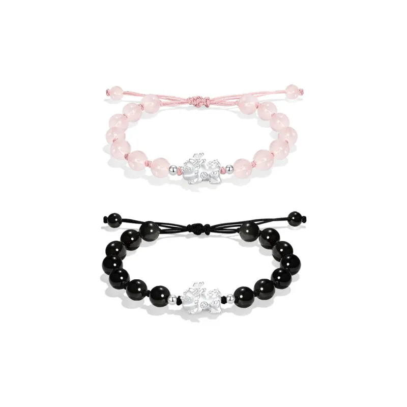 Master Kim Obsidian Bracelets Unisex-4