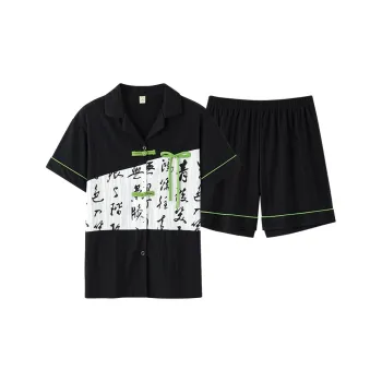 CHUDUAN Pajama Set Women's Black