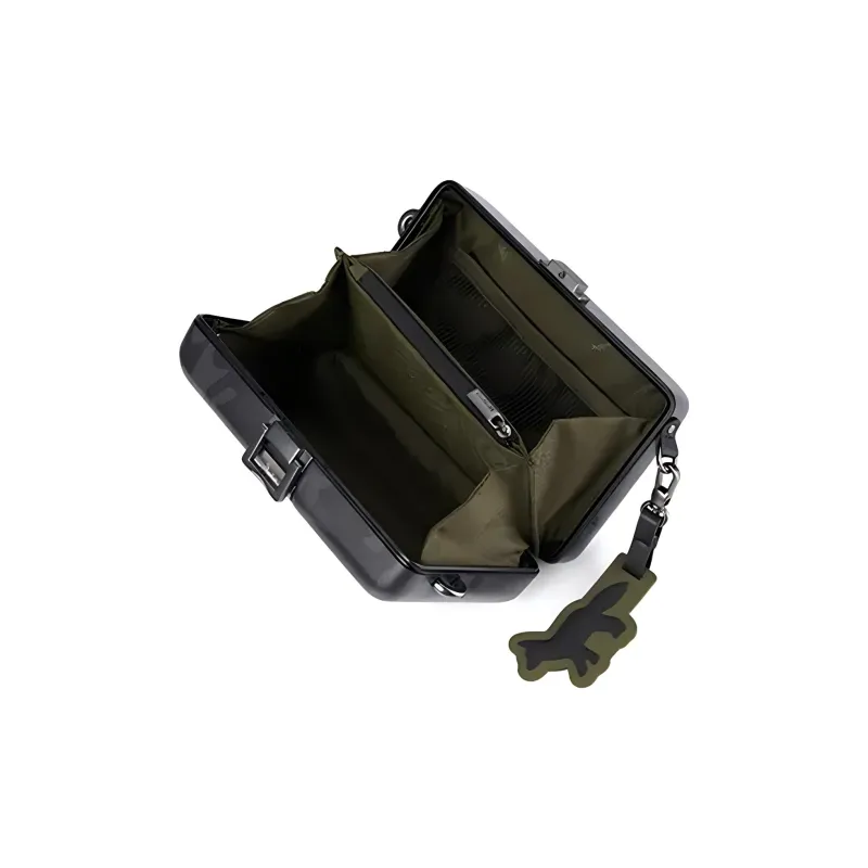 SAMSONITE Polycarbonate Shoulder Bag Crossbody Bag Small Size Men's Black-3