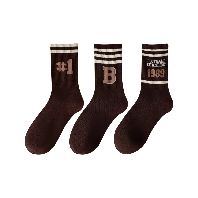 XXLLG Mid Calf Socks Women's 3 Pack-0