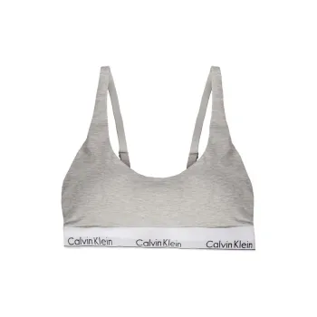 CK/Calvin Klein LIGHTLY LINED BRALETTE Bra Europe Version Women's Gray