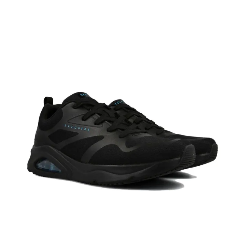 Skechers Street Abrasion Resistant Breathable Low Top Air Cushion Casual Running Shoes Men's Black-2