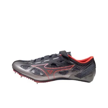 Laser Next x Mizuno Cushioning, Slip Resistant, Abrasion Resistant, Breathable Low Top Running Shoes Unisex Black Red