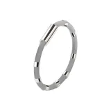 Eight-Loop Negative Ion Energy Balance Sports Bracelet-Light Gray