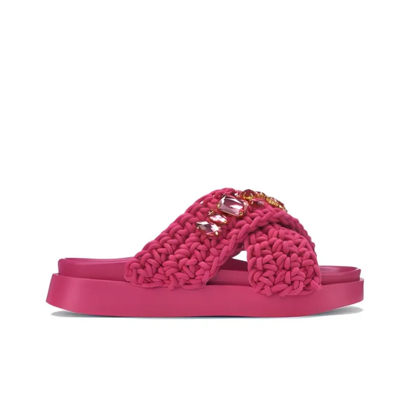 Inuikii Slide Slippers Women's Fuchsia-1