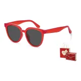 Red Frame Black Gray Lens+Present Box (TY0006-2LW)
