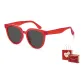 Red Frame Black Gray Lens+Present Box (TY0006-2LW)