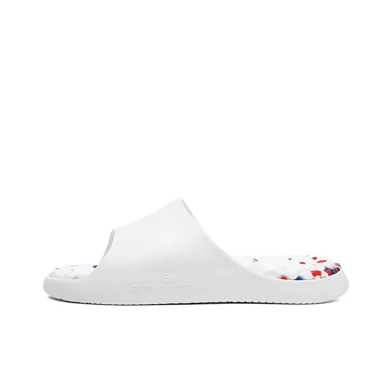 IVERSON Slip Resistant Odor Resistant Slide Slippers Unisex White-0