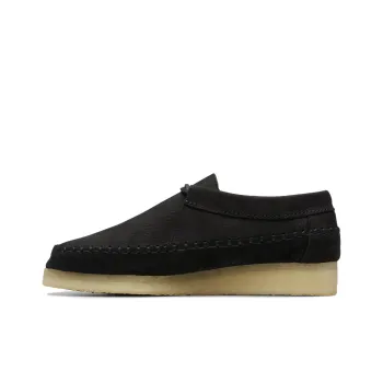 Clarks Originals Weaver Tie Black Suede Women's