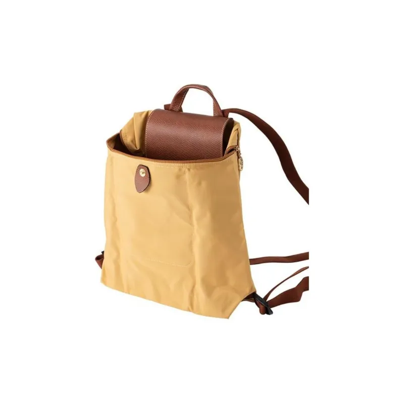 LONGCHAMP Le Pliage Recycled Polyamide Canvas Backpack Women's Yellow-1