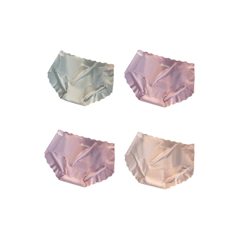 Flowers In Water Underpants Women's 4 Pack-19