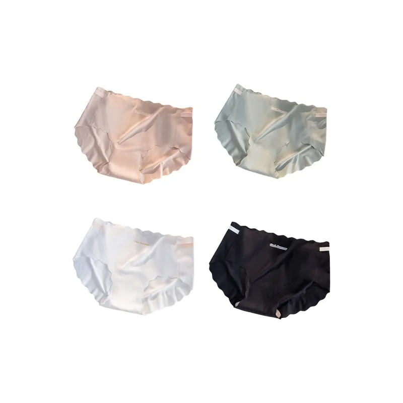 Flowers In Water Underpants Women's 4 Pack-3