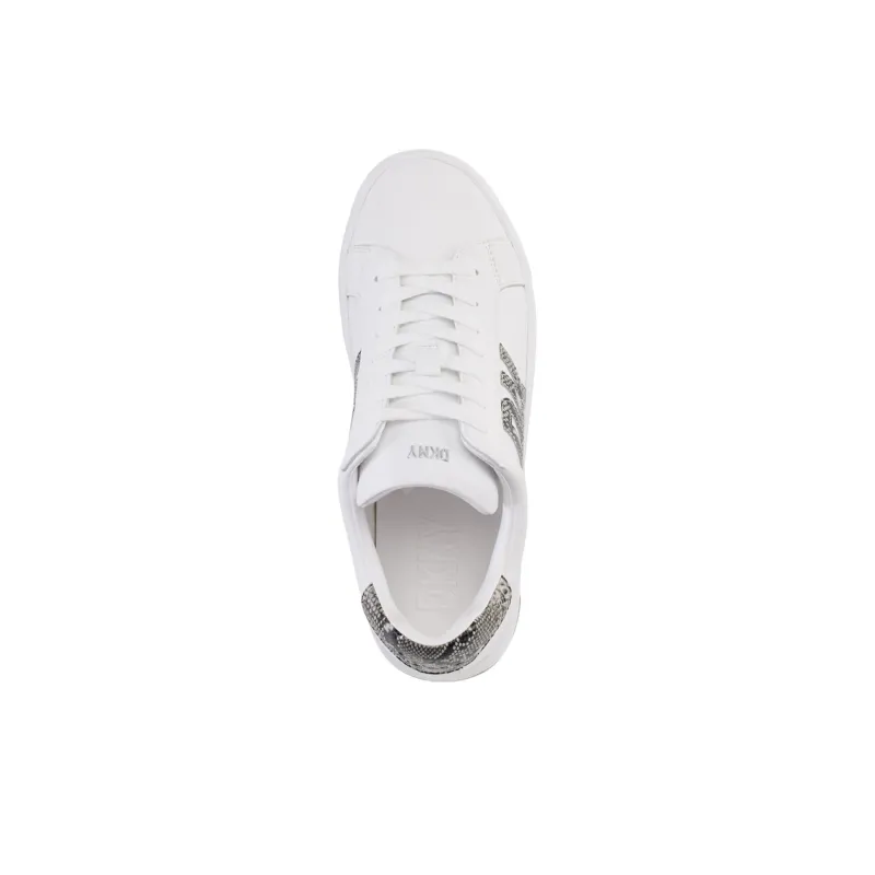 DKNY Low-Top Skateboard Shoes Women's White-4