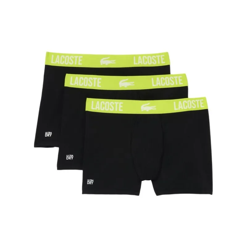 LACOSTE Logo waistband Boxers Pack Of Three-0