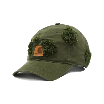 Carhartt Cotton Baseball Caps Unisex Army Green