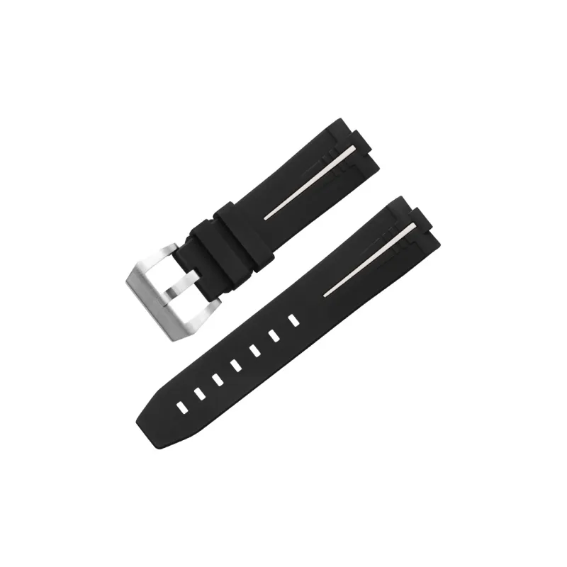 VAGENARI Watch Band Rubber Strap Compatibility For Panerai Luminor With Luminor Marina 44mm Unisex-2