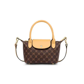 MashaLanti Handbags Dark Brown & Apricot