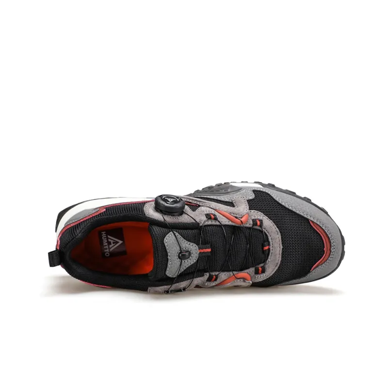 HUMTTO Low Top Outdoor Shoes Men's Chestnut Black-3