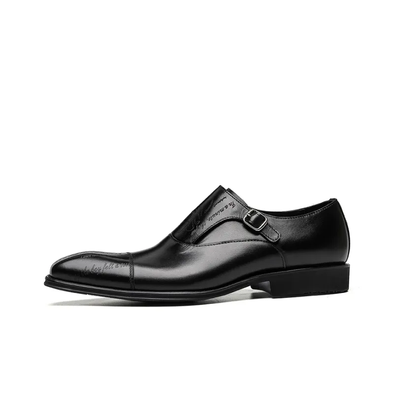 ASTON M.JAZZ Dress Shoes Men Low Top Brown/Black-7