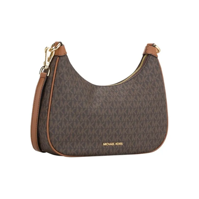 MICHAEL KORS Artificial Leather Crossbody Bag, Shoulder Bag Tubas Women's Dark Brown & Acorn Brown-2