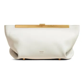 KHAITE The Aimee Leather Clutch Bag