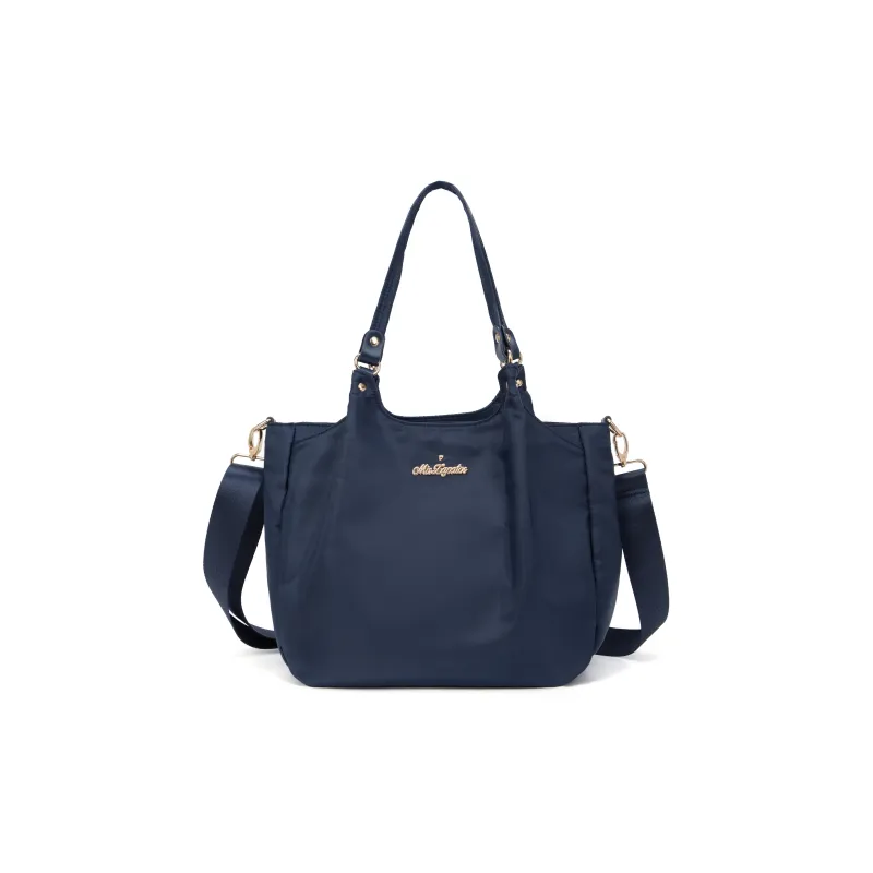 MISZAPATOS Nylon Shoulder Bag Regular Women's Khaki Brown/Navy Blue/Light Gray/Burgundy/Classic Black-2