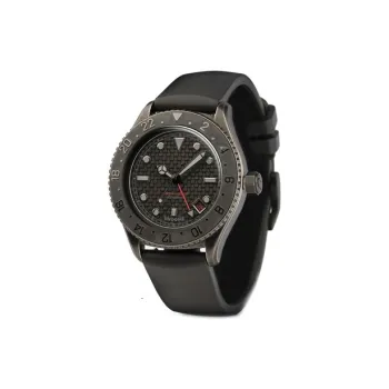 UNDONE Automatic Mechanical Movement Rubber Strap Watch Men's Watches Black Dial