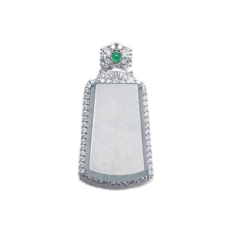 Miyu Gangnam Ice Type Jadeite Pendants Unisex-0