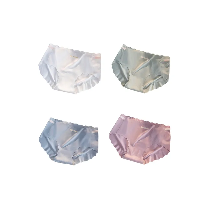 Flowers In Water Underpants Women's 4 Pack-7