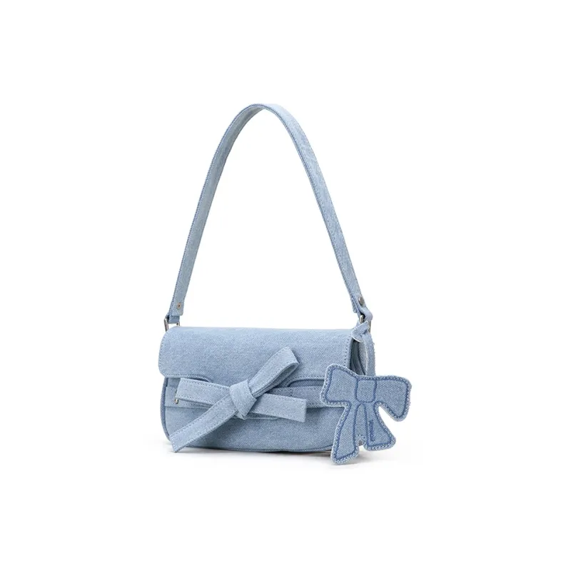 VANWALK PU Handbag, Shoulder Bag Women's Black/Blue/Silver-6