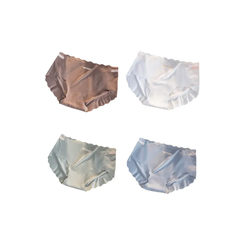 Flowers In Water Underpants Women's 4 Pack-8