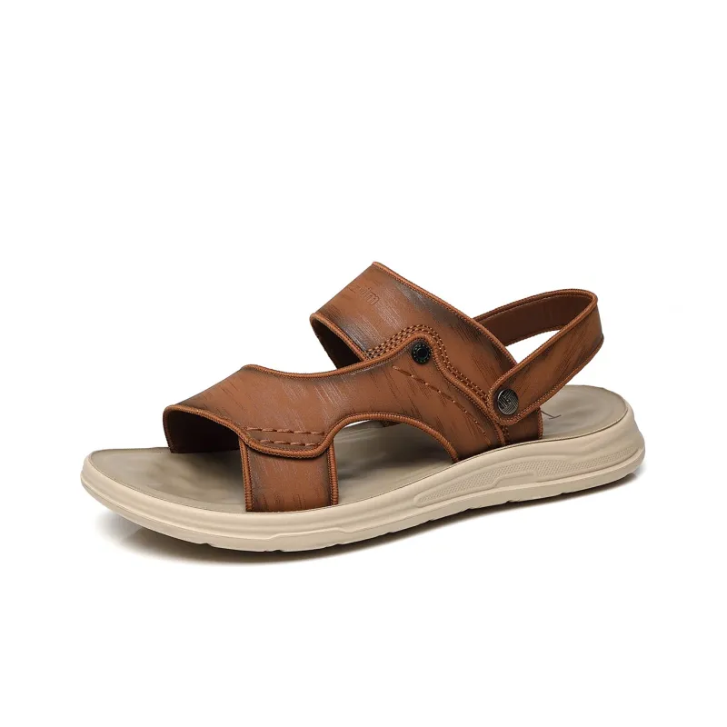 TT&MM Beach Sandals Men Black-11